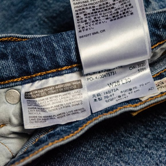 LEVI'S Button Fly 501S 28x30 - Picture 4 of 6